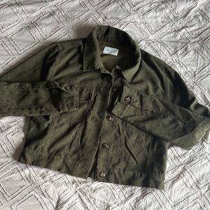 Olive Green Corduroy Jacket